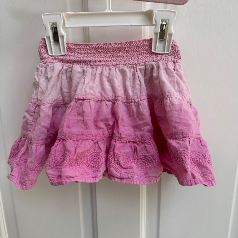 Koala Kids 3T Girls Pink Ombré Smocked Ruffle Summer Skirt